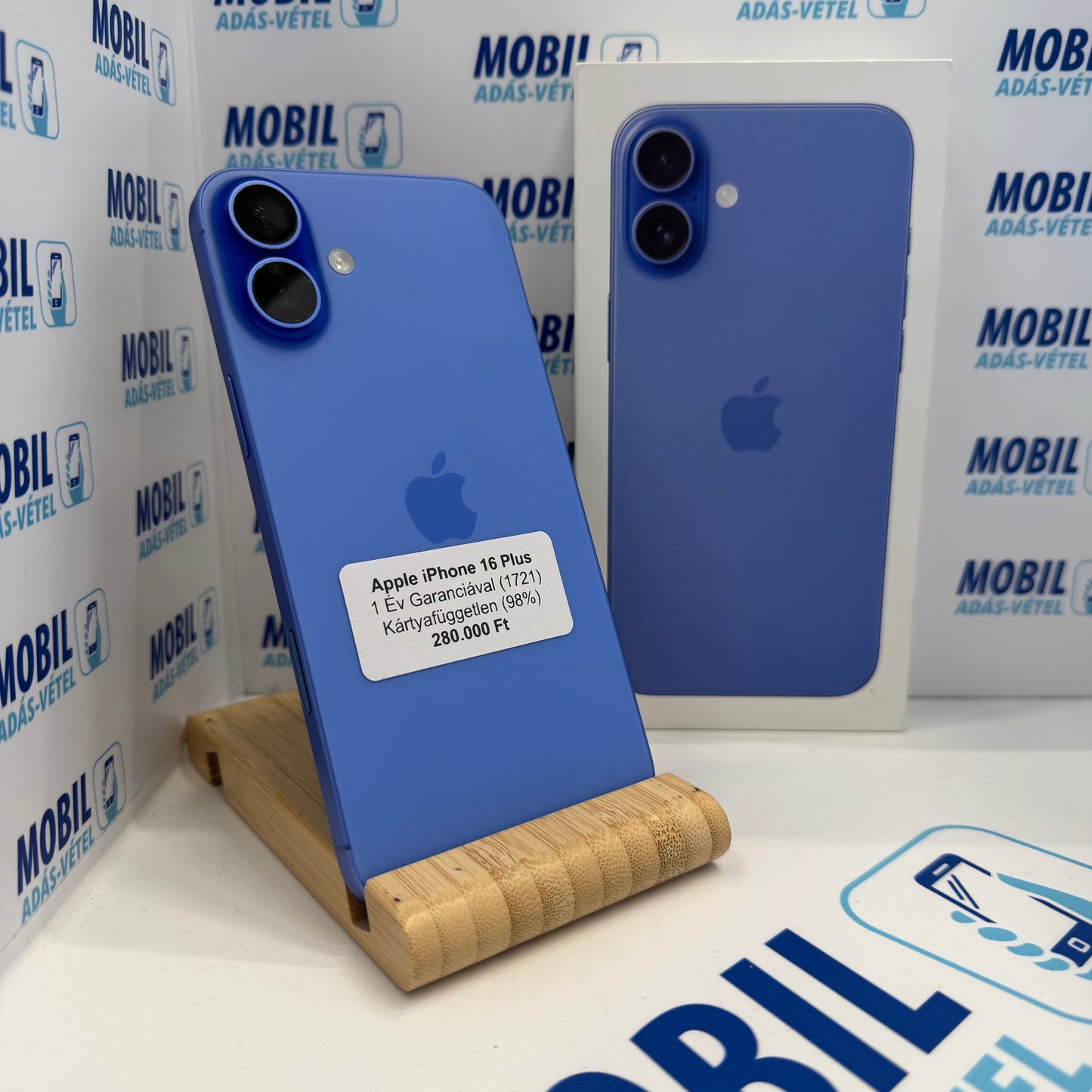 Apple iPhone 16 Plus 128GB, Kártyafüggetlen, 12 hó garancia