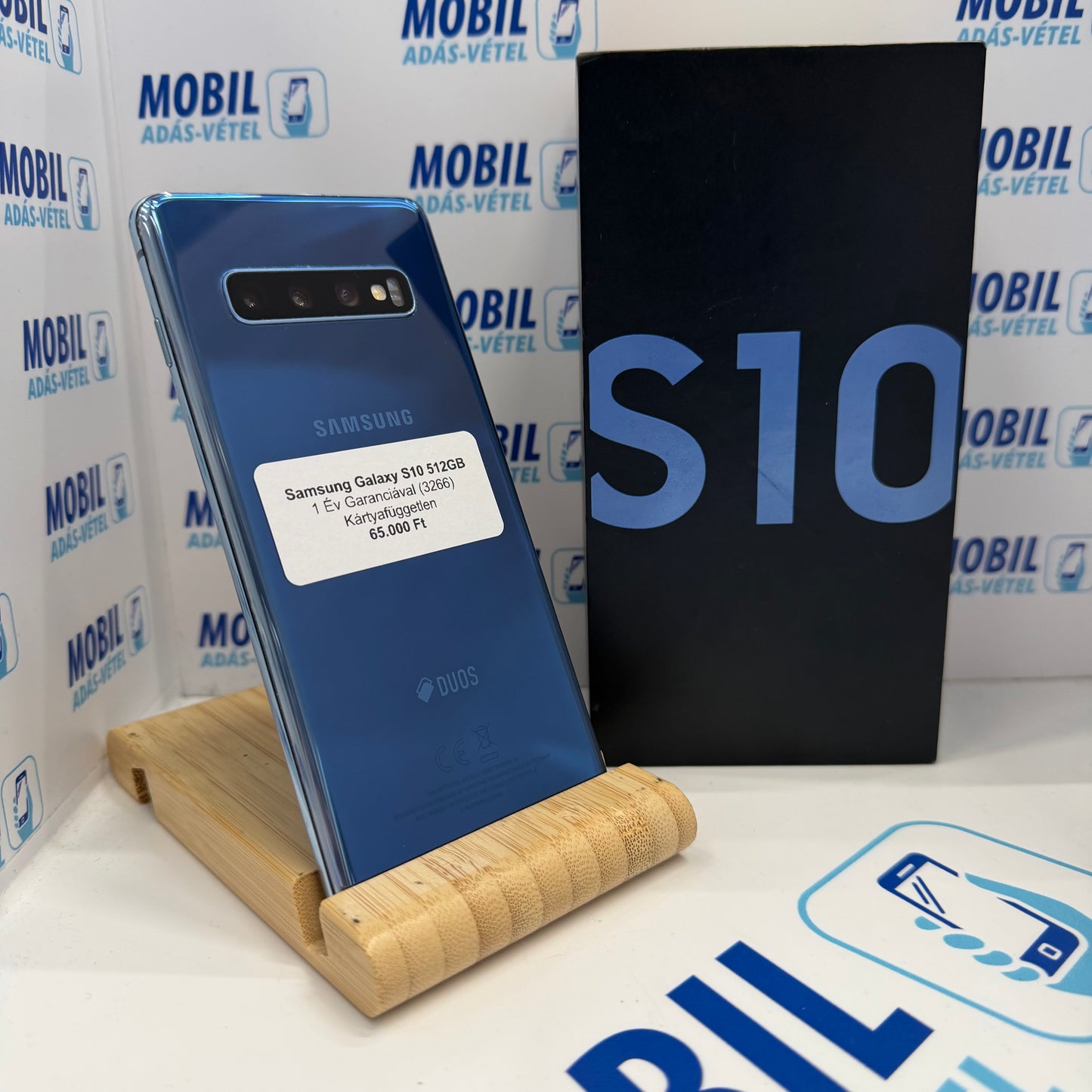 Samsung Galaxy S10 512GB, Kártyafüggetlen, 12 hó garancia