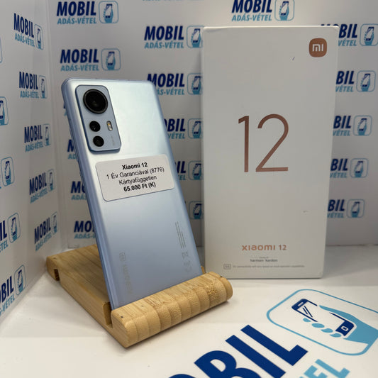 Xiaomi 12 128GB, Kártyafüggetlen, 12 hó garancia