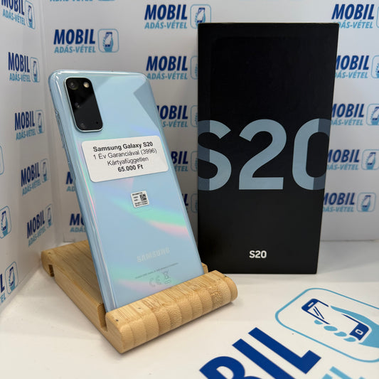 Samsung Galaxy S20 128GB, Kártyafüggetlen, 12 hó garancia