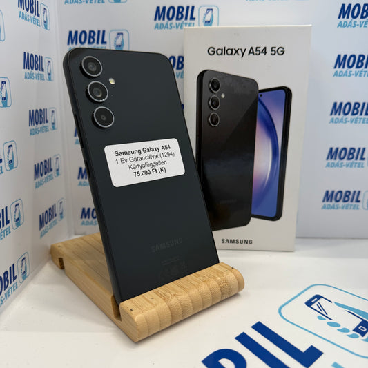 Samsung Galaxy A54 5G 256GB, Kártyafüggetlen, 12 hó garancia