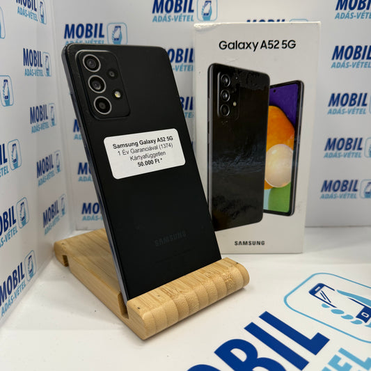 Samsung Galaxy A52 5G 128GB, Kártyafüggetlen, 12 hó garancia