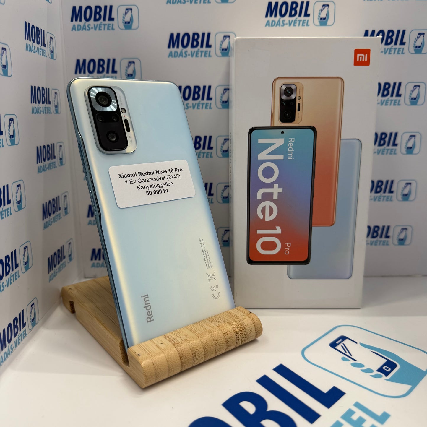 Xiaomi Redmi Note 10 Pro 128GB, Kártyafüggetlen, 12 hó garancia