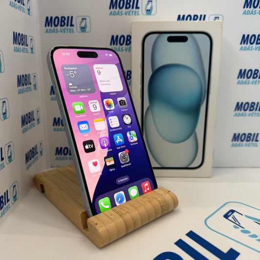 Apple iPhone 15 128GB, Kártyafüggetlen, 12 hó garancia