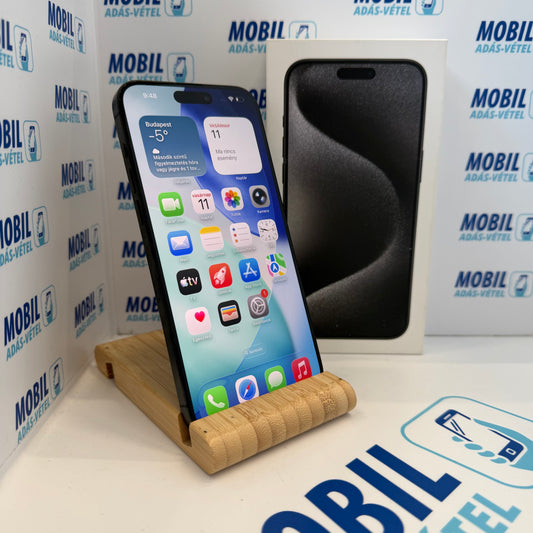 Apple iPhone 15 Pro Max 256GB, Kártyafüggetlen, 12 hó garancia