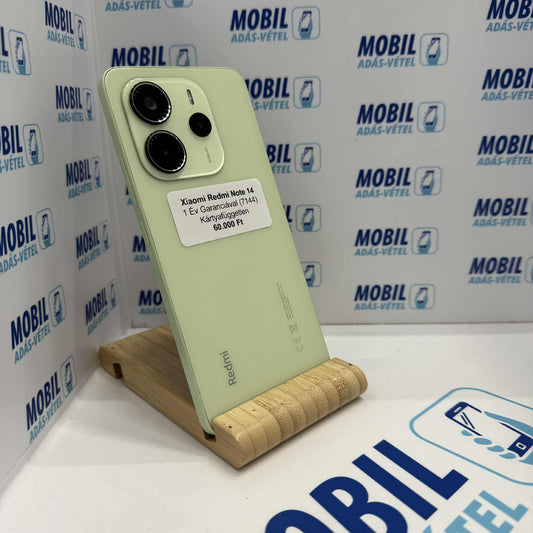 Xiaomi Redmi Note 14 256GB, Kártyafüggetlen, 12 hó garancia